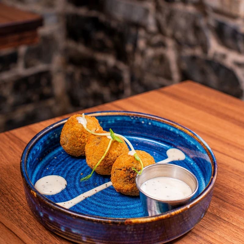 CLONAKILTY BLACK PUDDING & POTATO BALLS