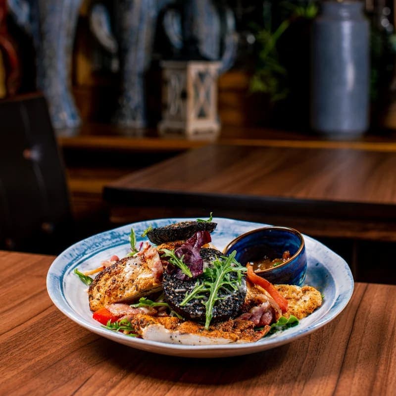 Chicken & Pudding Salad